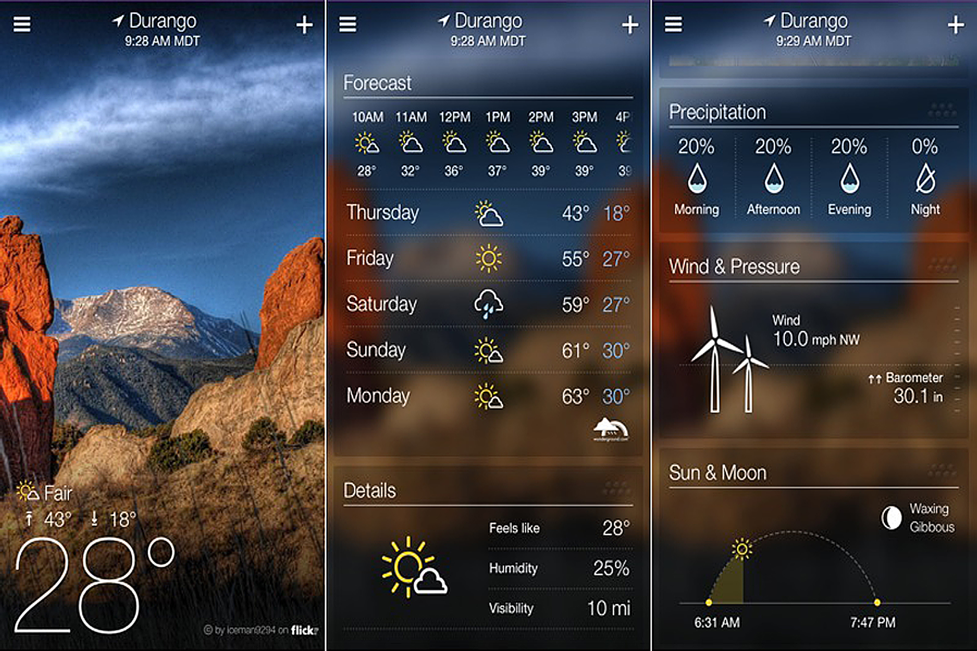 Yahoo! Weather app review - backpackerpanda.com